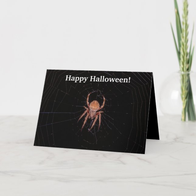 Spider Halloween Card (Front)