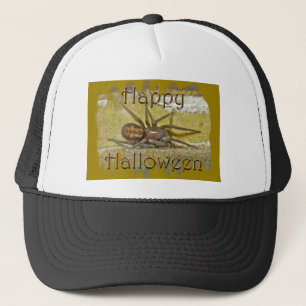 Spider Halloween Holiday Coordinating Items Trucker Hat