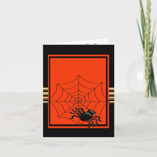 Spider Halloween Invitation (Front)