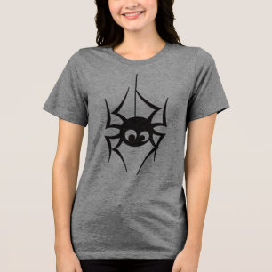 Spider Halloween T-Shirt Tri-Blend Shirt