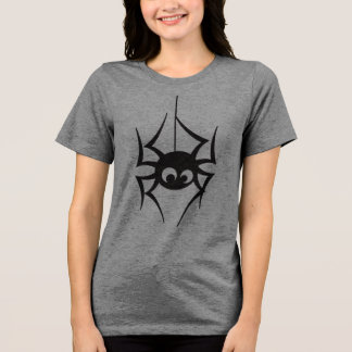 Spider Halloween T-Shirt Tri-Blend Shirt