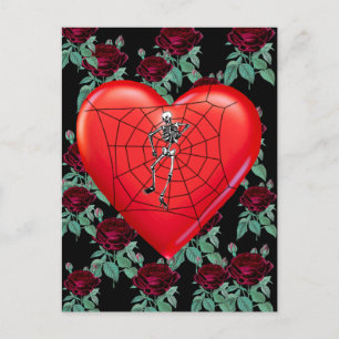 Spider Heart Postcard
