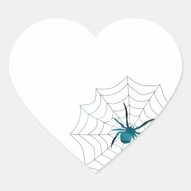 Spider Heart Sticker (Front)