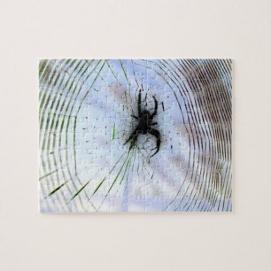 Spider in Web Jigsaw Puzzle