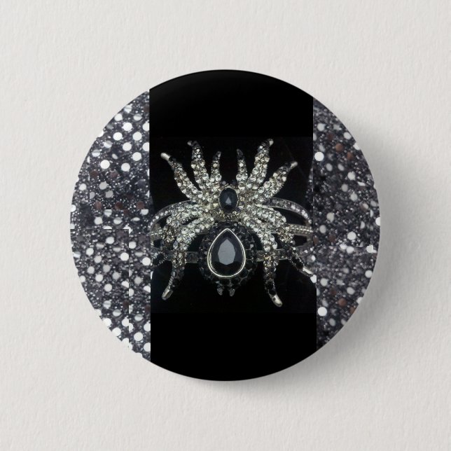 Spider Jewellery Print Button (Front)