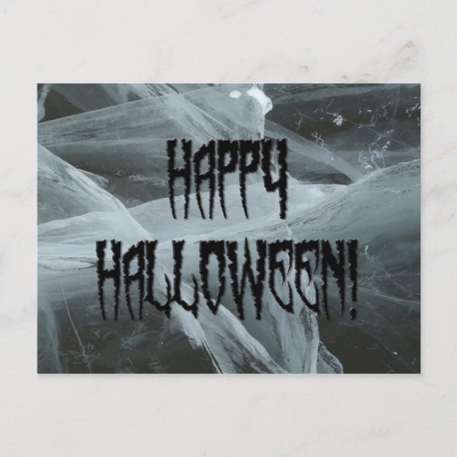 Spider Leg Halloween and Eerie Background Postcard (Front)