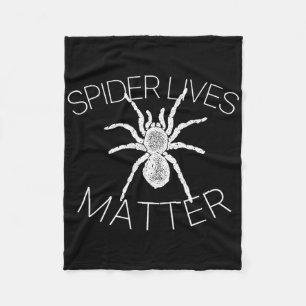 Spider Lives Problem Funny Insect Meme T Shirt Fleece Blanket