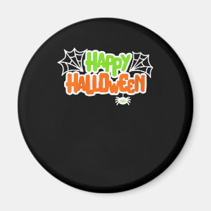 Spider Lovers Happy Halloween Colourful Cute Spide Magnet