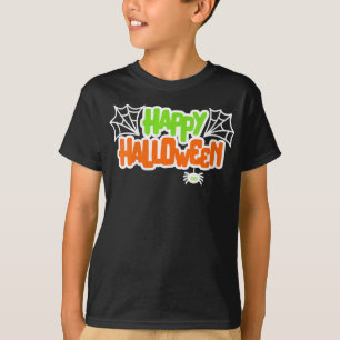 Spider Lovers Happy Halloween Colourful Cute Spide T-Shirt
