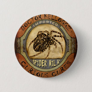 Spider Milk 6 Cm Round Badge
