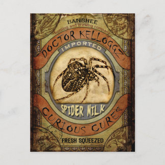 Spider Milk Postcard