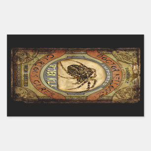 Spider Milk Rectangular Sticker