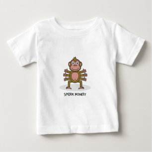 Spider Monkey Baby T-Shirt