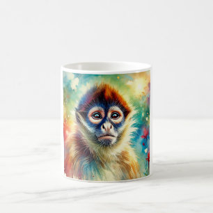 Spider Monkey Harmony 220824AREF117 - Watercolor Coffee Mug
