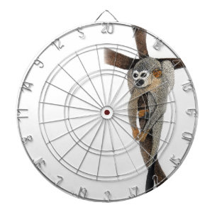 spider monkey pen art dartboard