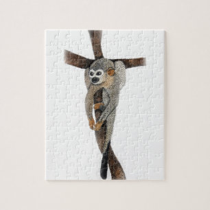 spider monkey pen art hand drawn jigsaw puzzle