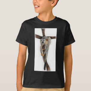 spider monkey pen art T-Shirt