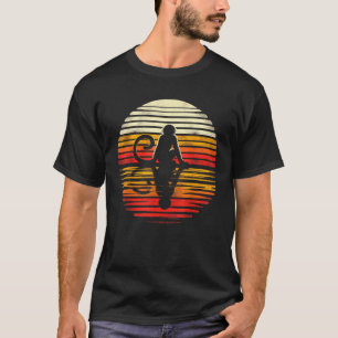 Spider Monkey Sunset Retro Style Safari Vintage 70 T-Shirt