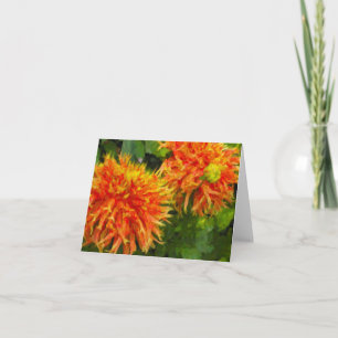 Spider Mum Note Card