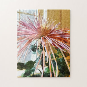 Spider Mum Pink Splendour Jigsaw Puzzle
