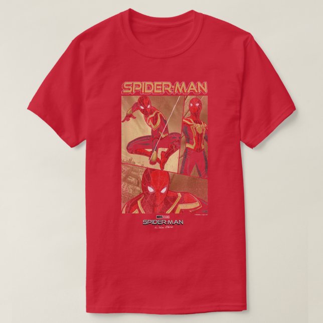 Spider Nah Way Home Spider Panel Poster T-Shirt (Design Front)