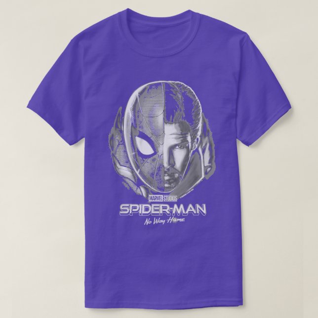 Spider No Way Home Doctor Strange Face T-Shirt (Design Front)