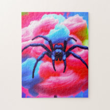Spider on Cotton Candy!