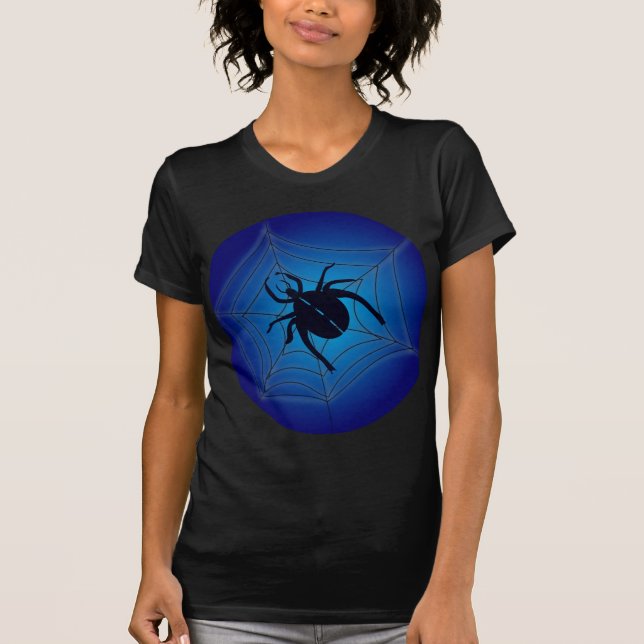 Spider on web T-Shirt (Front)