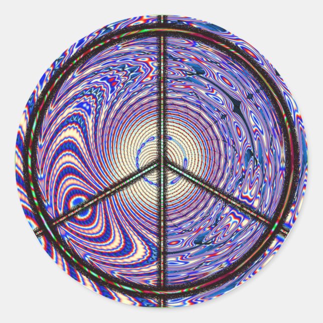 Spider Peace Sign sticker (Front)