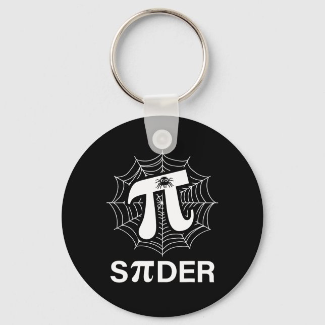 Spider Pi Spider Science Math Teacher Funny Spider Key Ring (Front)