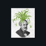 Spider Plant Head Canvas Print<br><div class="desc">Fashion & Figurative</div>