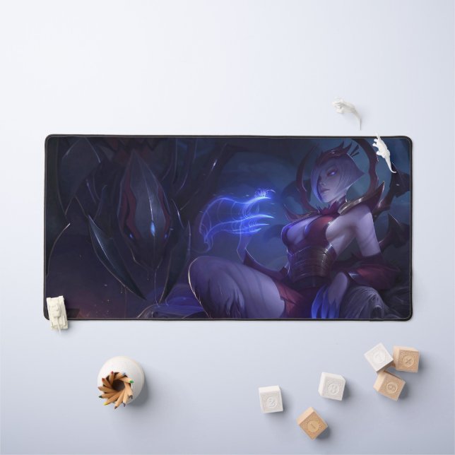 Spider Queen Gaming Desk Mat | Dark Magic Desk Mat (Kids Table)
