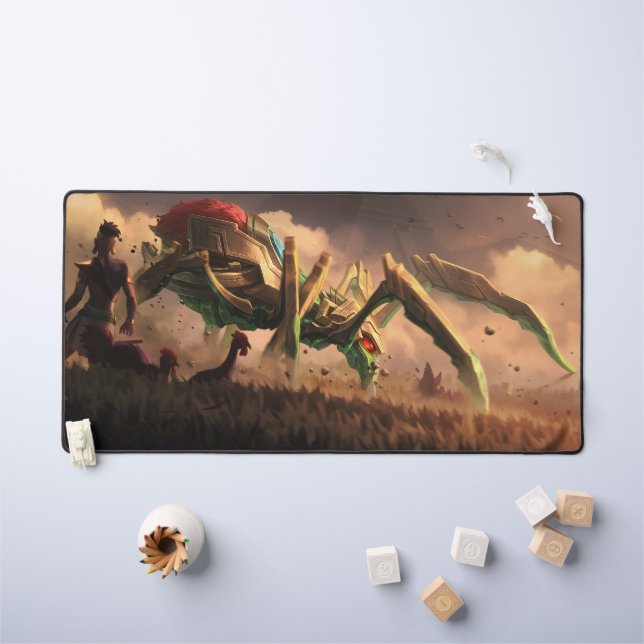 Spider Queen Gaming Desk Mat | Dark Magic Desk Mat (Kids Table)