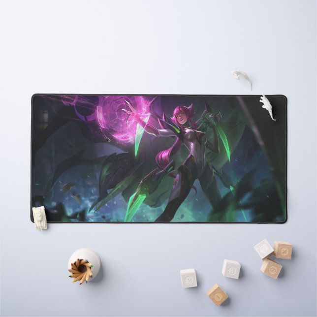Spider Queen Gaming Desk Mat | Dark Magic Desk Mat (Kids Table)