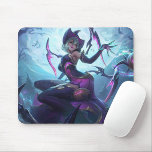 Spider Queen Gaming Mousepad Gothic Theme Design