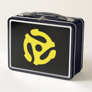 Spider Record Adapter Metal Lunch Box