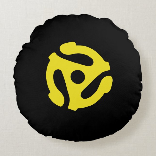 Spider Record Adapter Round Cushion (Front)