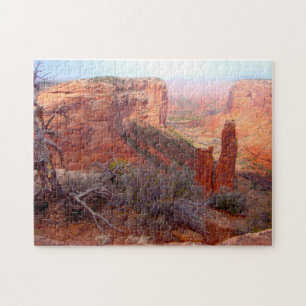 Spider Rock Canyon De Chelly Arizona. Jigsaw Puzzle