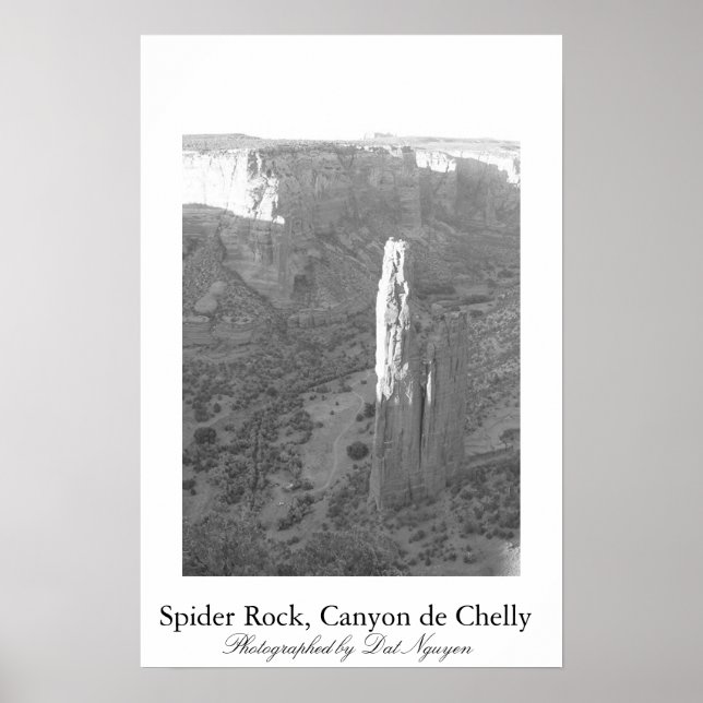 Spider Rock, Canyon de Chelly Poster (Front)