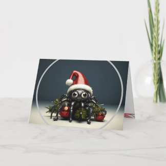 Spider Santa Christmas Card
