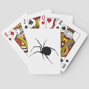 Spider Silhouette Playing Cards
