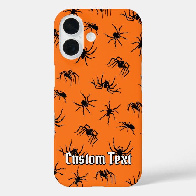 Spider Silhouettes Pattern Case-Mate iPhone Case (Back)