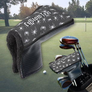 Spider Silhouettes Pattern Golf Head Cover
