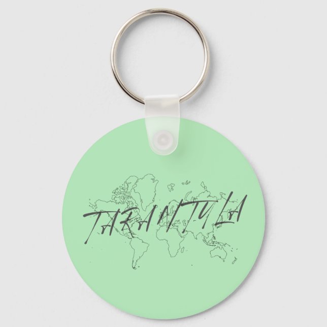 Spider Spirit – Bold Nature-Inspired Design Key Ring (Front)