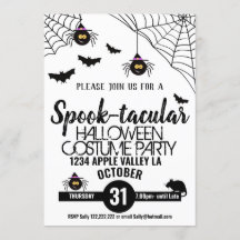 spider spooky halloween party spook-tacular