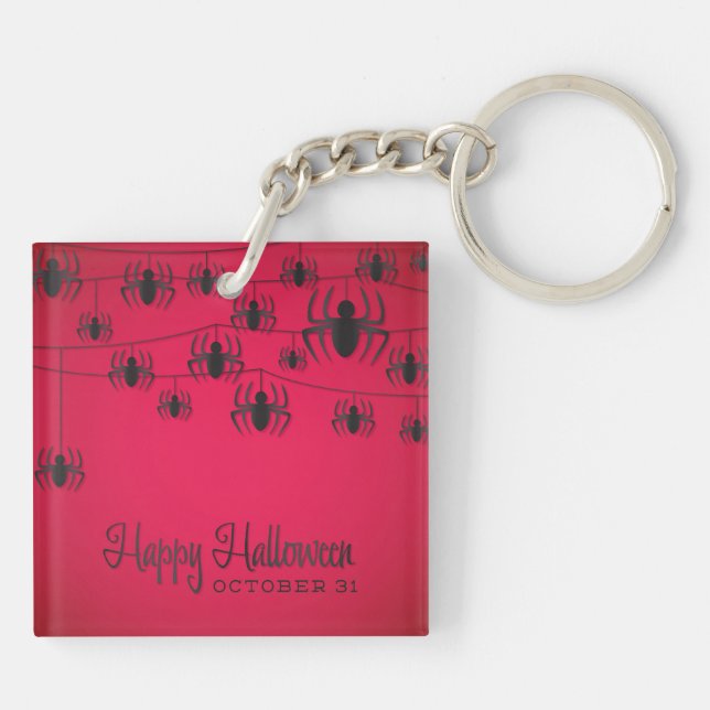 Spider string key ring (Back)