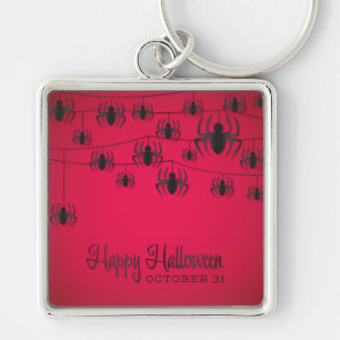 Spider string key ring