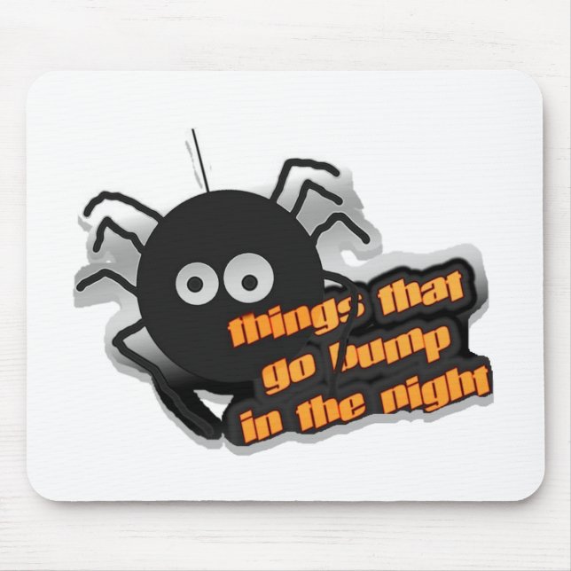 Spider Things that go Bump Mouse Mat (Front)