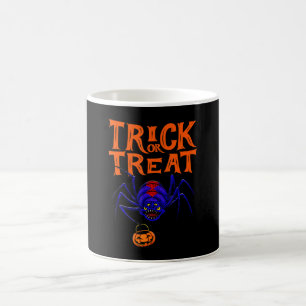 Spider Trick Or Treat Shirt Women Funny Halloween Coffee Mug