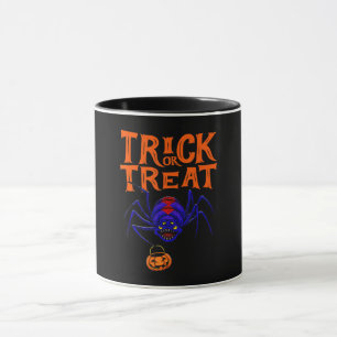 Spider Trick Or Treat Shirt Women Funny Halloween Mug